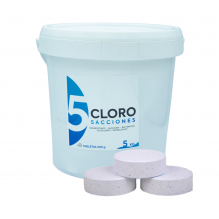 Cloro 5 Ações sem cobre |5kg