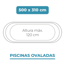 Liner 500x310x120 Piscinas Ovaladas