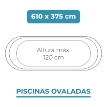 Liner 610x375x120 Piscinas Ovaladas