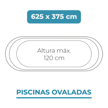 Liner 625x375x120 Piscinas Ovaladas