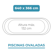 Liner 640x366x132 Piscinas Ovaladas