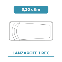 Cobertura piscina 3,30X8...