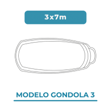 Cobertura piscina 3X7...