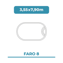 Cobertura piscina 3,55X7,90...