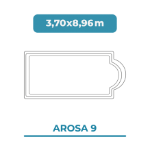 Cobertura piscina 3,70X8,96...