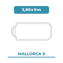 Cobertura piscina 3,80X9...