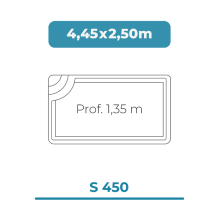 s450 4,45x2,50