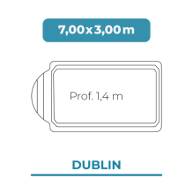 Cobertura piscina 7,00 X...