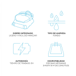 Características específicas Limpiafondos Eléctrico ZENIT 10