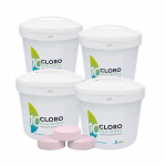 Cloro 10 acciones | Pack 4 uds