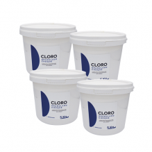 Cloro granulado acción rápida | Pack 4 uds