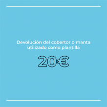 Recogemos tu viejo cobertor o manta térmica