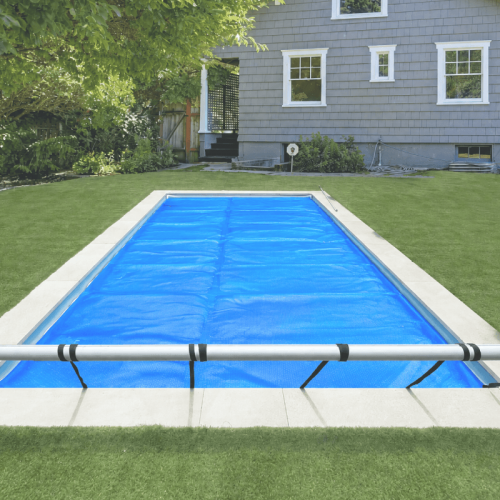 Lona térmica rectangular para piscina 500 micras