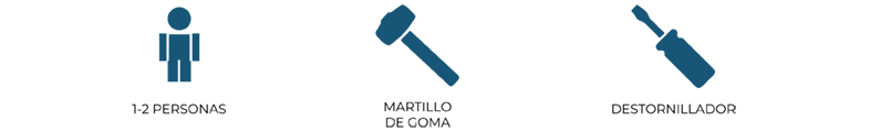 Material necesario instalación