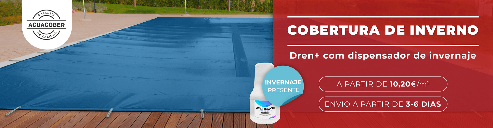 Cobertor de invierno Dren+ com Dispensador 2Kg