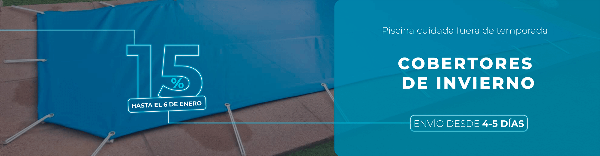 Cobertores de invierno 15% dto diciembre
