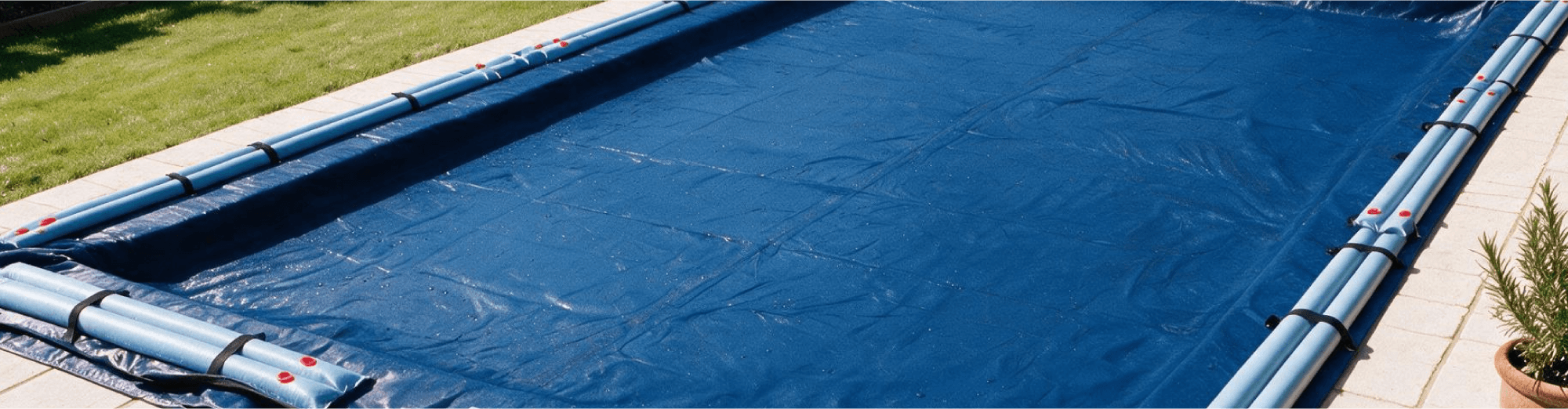 Cobertor sin anclajes para piscinas